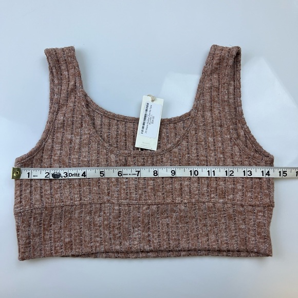 Z Supply Maple Heather Zoe Rib Tank Bra N227 - Picture 15 of 16
